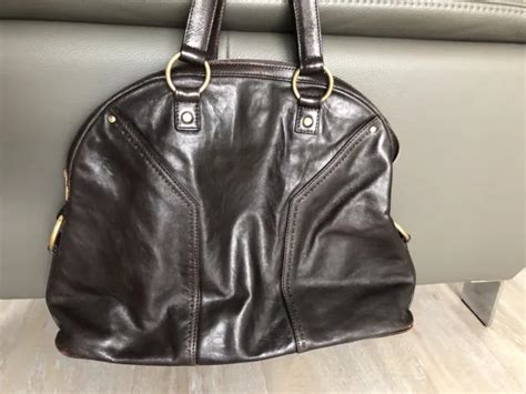 ysl handtasche braun